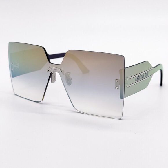 NEW DIORCLUB M5U F0A5 GREY WOMEN SUNGLASSES DIOR - Picture 3 of 14